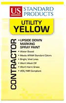 US Standard Products INDUSTRIAL PRODUCTS Yellow Marking Spray Paint